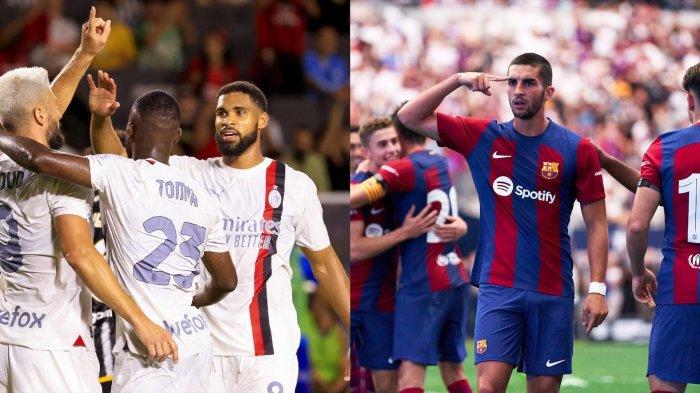 Siaran langsung AC Milan vs Barcelona di laga pramusim Soccer Champiosn Toru 2023