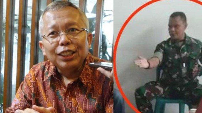 Kolase Anggota Komisi III DPR Arsul Sani dan prajurit TNI aktif yang datangi Polrestabes Medan