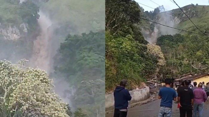 Banjir bandang terjadi di Kabupaten Simalungun tepatnya Huta Sirungkungon, Nagori Purba Pasir, Kecamatan Haranggaol Horison, Rabu (20/12/2023) sore.