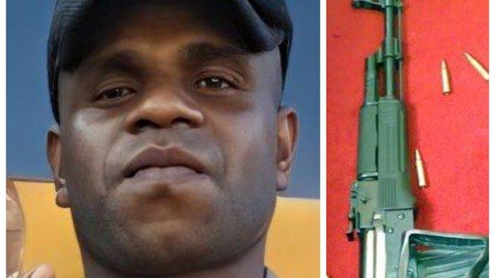 Tampang Bripda Aske Mabel alias Bripda AM (23) mencuri empat pucuk senjata api laras panjang jenis AK buatan China serta 60 butir amunisi dari Markas Polres Yalimo di Provinsi Papua Pegunungan. Bripda AM (23) membawa kabur empat senjata api AK tersebut pada Minggu (9/6/2024) pukul 4.00 WIT pagi sesaat dirinya berpura-pura untuk mengecas HP di markasnya. (Dok. Polda Papua)