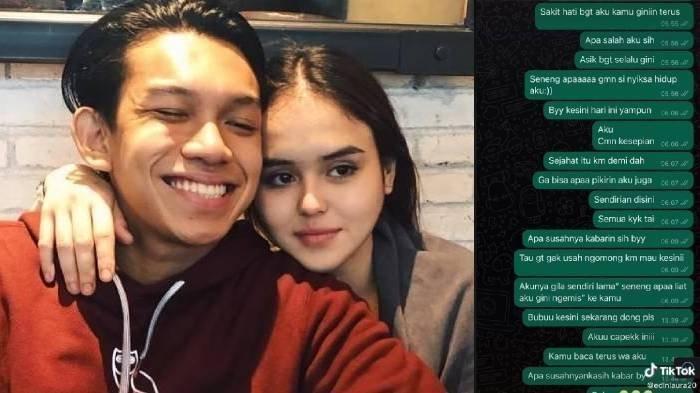 Chat Laura Anna dan Gaga Muhammad (Instagram dan TikTok Laura Anna)