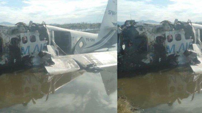 DETIK-DETIK Pesawat SAM Air Jatuh dan Hancur di Pohuwato Gorontalo, Berikut Identitas 4 Korban Tewas