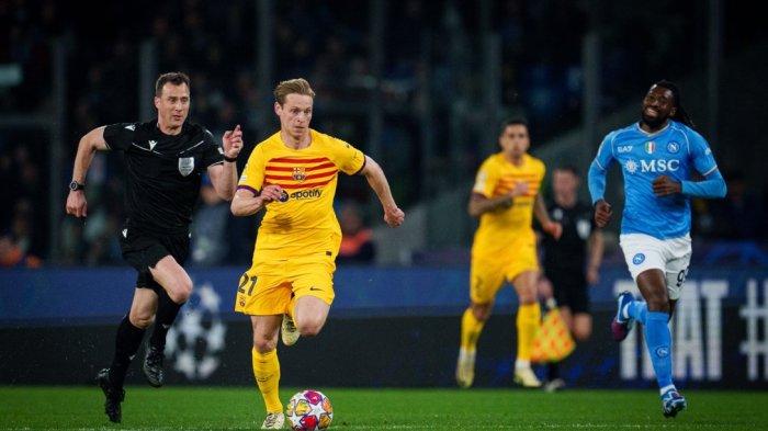 Hasil Liga Champions - Napoli imbang lawan Barcelona di leg pertama 16 besar UEFA Champions League, Kamis (21/2/2024)