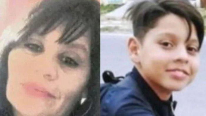 Maria Sandra Aguer (52), dan Thiago Contreras (13)