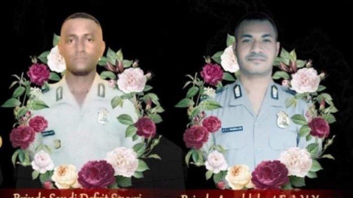 Kedua korban ialah Bripda Arnaldobert Fhin J. V. Yawan dan Bripda Sandi Defrit Sayuri. Mereka merupakan Ba Unit Patroli Pos Polisi Ndeotadi 99 Distrik Bayu Biru. (X)