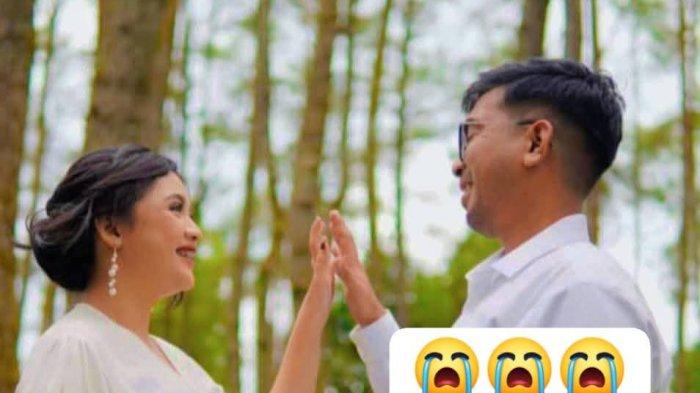Elon Douglas Marbun (32) (kiri) bersama calon istrinya Ayu Ribka Pasaribu