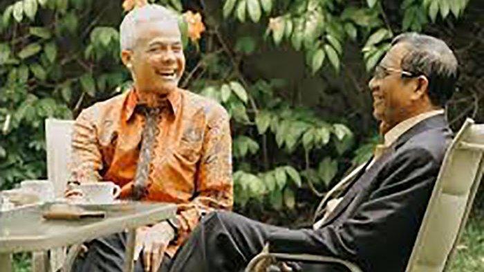Capres dan Cawapres PDIP, Ganjar Pranowo dan Mahfud MD.