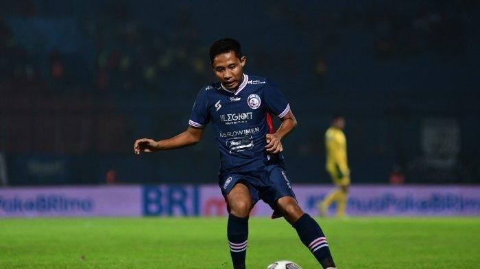 Gelandang Serang Arema FC Evan Dimas