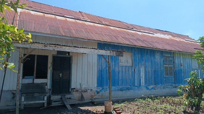 Gudang peninggalan perkebunan tembakau di Desa Saentis, Kecamatan Percut Sei Tuan, Kabupaten Deli Serdang.
