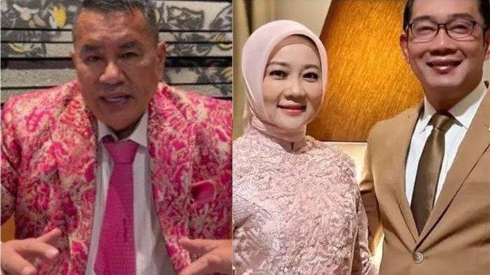 SARAN UNTUK ATALIA: Kolase foto Hotman Paris, Atalia Praratya, dan Ridwan Kamil. Hotman Paris memberikan saran kepada Atalia Praratya untuk melakukan tindakan perlawanan hukum usai Lisa Mariana koar-koar soal dugaan perselingkuhan
