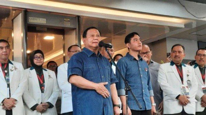 Hasil tes kesehatan Prabowo Subianto - Gibran Rakabuming telah diserahkan ke KPU RI.