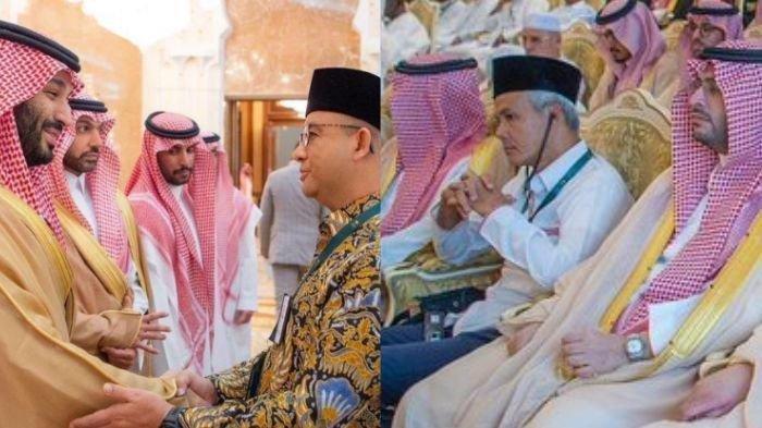 Heboh Anies dan Ganjar Dijamu Raja Salman, Posisi Duduk hingga Beda Sikap Keduanya Jadi Sorotan