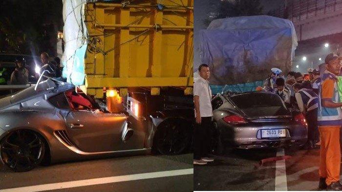 Identitas Pengemudi Porsche Tewas Tabrak Truk di Jakarta.