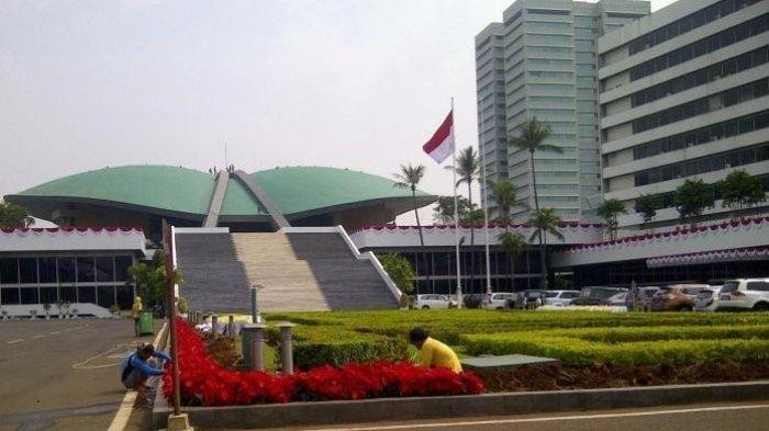 Ilustrasi gedung DPR RI Senayan Jakarta