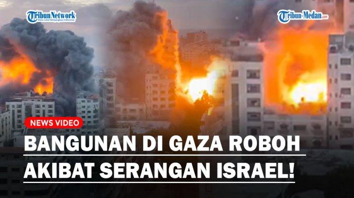 Israel membalas serangan Milisi Palestina dengan serangan udara di pusat Gaza.