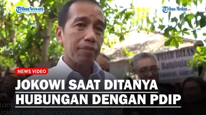 Jokowi enggan memberikan komentar banyak saat ditanya soal hubungan dengan PDIP
