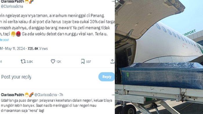 KETERLALUAN, Heboh Peti Jenazah Dikirim dari Penang Kena Pajak 30 Persen di Bea Cukai Soetta