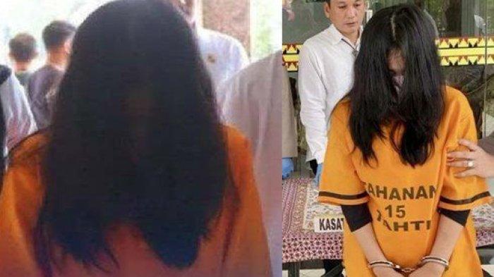 KURAS ISI ATM: Wanita muda berinisial NL (29) ditangkap Satreskrim Polresta Bandar Lampung Senin (3/2/2025), Ia menguras isi rekening orangtua pacarnya yakni Zubaidah (40) yang sedang dirawat di rumah sakit.