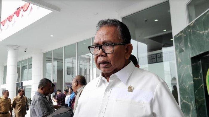 Ketua DPRD Provinsi Sumatra Utara, Baskami Ginting saat diwawancarai di Medan beberapa waktu lalu. Baskami Ginting meminta pemerintah pusat dan United Nations High Commissioner for Refugees (UNHCR) untuk segera menuntaskan permasalahan pengungsi Rohingya di Sumut.