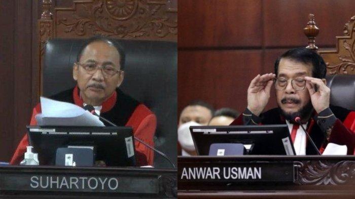 Ketua MK Suhartoyo terpilih di Gedung MK, Jakarta Pusat, Kamis (9/11/2023). Hakim konstitusi Suhartoyo disepakati menjadi Ketua Mahkamah Konstitusi (MK). Suhartoyo menggantikan Anwar Usman. Sementara, Wakil Ketua Mahkamah Konstitusi (MK) tetap dijabat Saldi Isra. (Tribunnews)