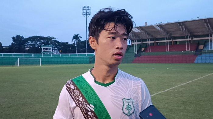 Kim Jin Sung, pemain asing PSMS Medan asal Korea Selatan.