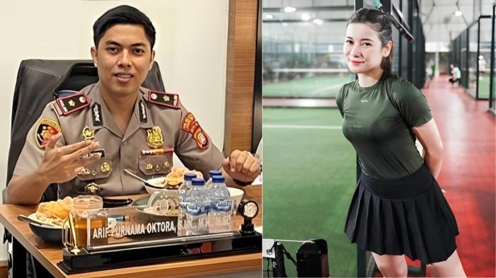 DUGAAN PERSELINGKUHAN- Kompol Arif Purnama Oktora diduga terlibat skandal perselingkuhan dengan model dan seorang janda bernama Iris Wullur.