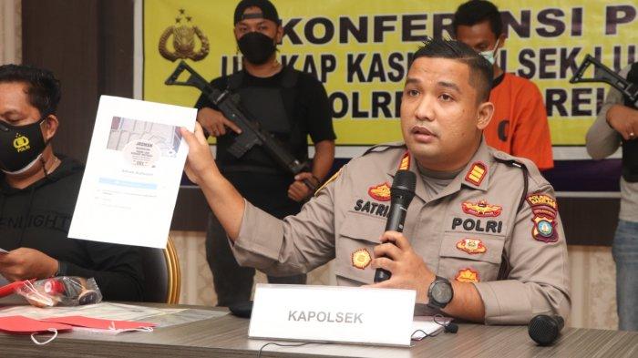 Kompol Satria Nanda, Kasat Narkoba Polresta Barelang saat masih menyandang pangkat Ajun Komisaris Polisi (AKP)