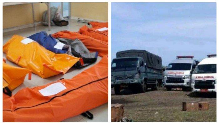 Sebanyak 11 orang dilaporkan menjadi korban tewas saat dilakukan pemusnahan peluru dan bom kadaluarsa di Desa Sagara, Kecamatan Cibalong, Kabupaten Garut, Jawa Barat, Senin (12/5/2025). Dalam peristiwa ini 11 orang meninggal dunia dan sejumlah lainnya mengalami luka. (Tribun Jabar)