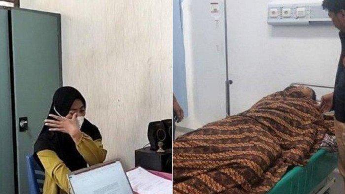 Lisa Yati menyesal memotong alat vital suaminya gara-gara ditinggal nikah lagi. (Dok Polisi/Sripoku/Fajeri Ramadhoni)