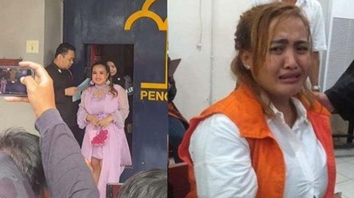 MENTERENGNYA Penampilan Lina Mukherjee Keluar Penjara, Pakai Baju Lilac dan Tas Mini, Sumringah