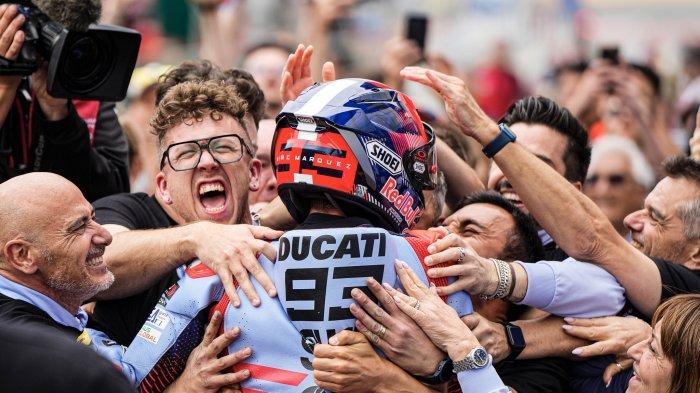 Poin Marc Marquez di Klasemen MotoGP 2024 melejit usai finish di posisi ke-2 pada MotoGP Prancis 2024, Minggu (12/5/2024).