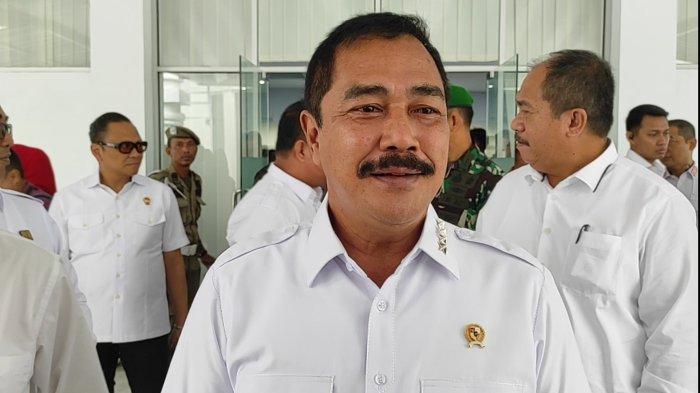 Menteri Imigrasi dan Pemasyarakatan Republik Indonesia, Jendral (Purn) Agus Andrianto melakukan kunjungan kerja di Kabupaten Asahan untuk membangun lapas baru di Desa Pasar Lembu, Kecamatan Air Joman, Kabupaten Asahan, Kamis (19/12/2024).