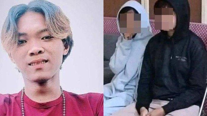 PEMBUNUHAN PRIA DISABILITAS- Kolase (kiri) korban Toikin (22), pria disabilitas di Subang dibunuh. (kanan) dua wanita tersangka pembunuhan Toikin saat ditangkap Rabu (29/1/2025) siang. Kapolres Subang AKBP Ariek Indra Sentanu mengungkapkan kejadian pembunuhan berawal korban Toikin dan dua tersangka bertemu pada Sabtu (25/1/2025).