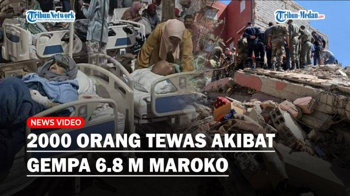 NGERI! Gempa 6,8 M Guncang Maroko, 2012 Orang Tewas dan 2049 Warga Terluka