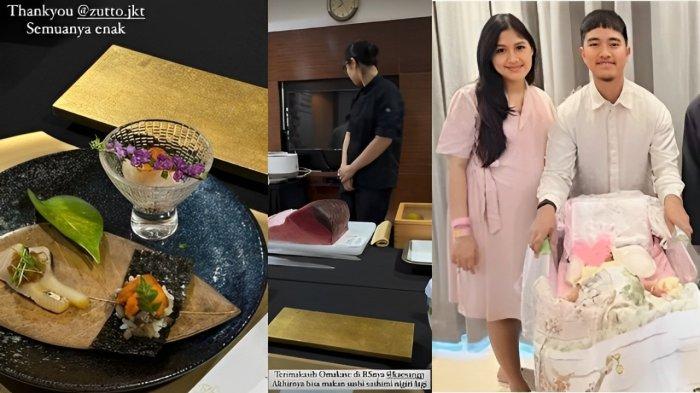Kolase foto Erina Gudono dan suaminya Kaesang Pangarep