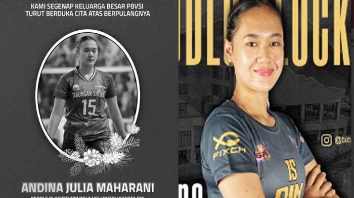 PENYEBAB Andina Julia Maharani Meninggal di Usia 19 Tahun, Atlet Voli Berprestasi, Ini Kiprahnya