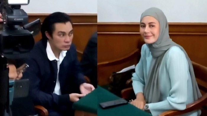 PERCERAIAN BAIM - PAULA: Baim Wong dan Paula Verhoeven di Pengadilan Agama Jakarta Selatan 23 Oktober 2024. Baim Wong dan Paula resmi cerai pada Rabu (16/4/2025). Paula kemudian melaporkan 3 hakim ke Komisi Yudisial (KY) di Salemba, Jakarta Pusat, Kamis (17/4/2025).
