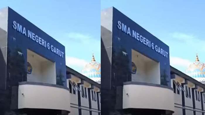 KORBAN BULLY - Suasana SMAN 6 Garut untuk berita siswa akhiri hidup di hari pertama masuk sekolah. Hal itu diduga gegara ia mengalami bully.