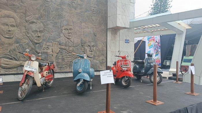 Pameran kendaraan jadul di Museum Negeri Provsu, Jumat (27/10/2023).