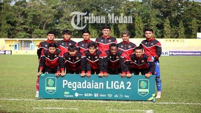 Pemain Sada Sumut FC berfoto bersama