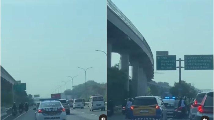Pemotor dikejar polisi masuk jalan Tol