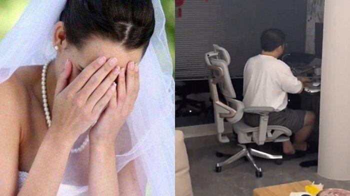 Pengantin wanita kesal dengan suami usai pesta pernikahan