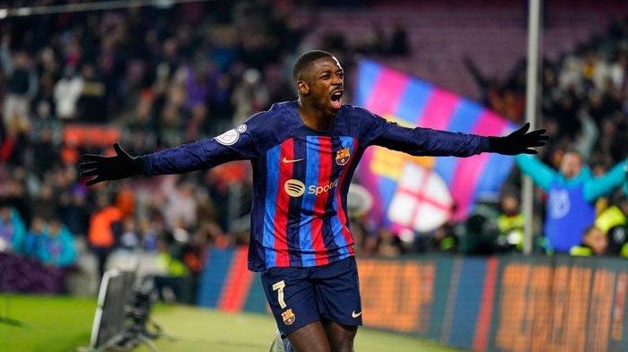 Penyerang Barcelona asal Prancis Ousmane Dembele