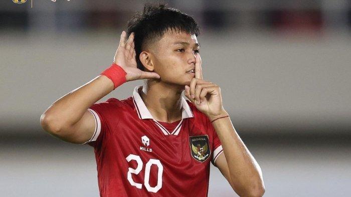 Penyerang Timnas Indoensia (PSS Sleman) Hokky Caraka