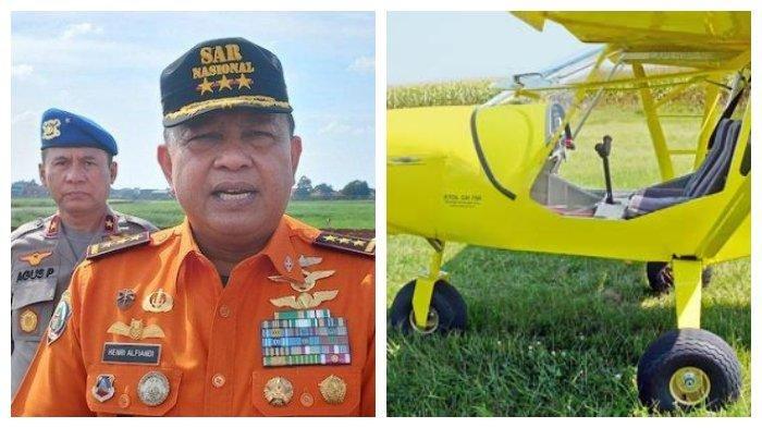 Pesawat milik Kepala Basarnas Henri Alfiandi