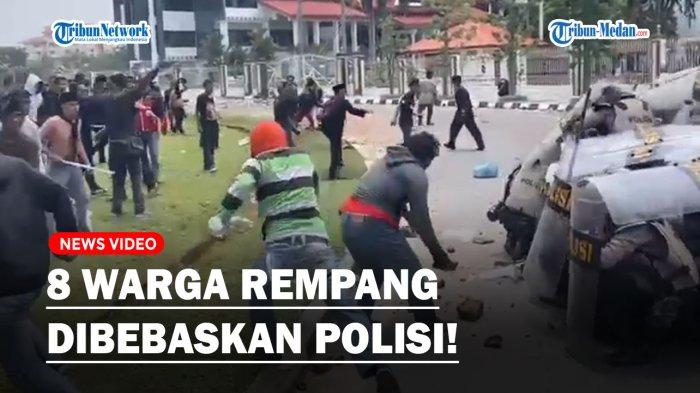 Polisi mengabulkan penangguhan penahanan terhadap delapan warga Rempang yang terlibat bentrok dengan aparat kepolisian, pada Kamis (7/9/2023) lalu.
