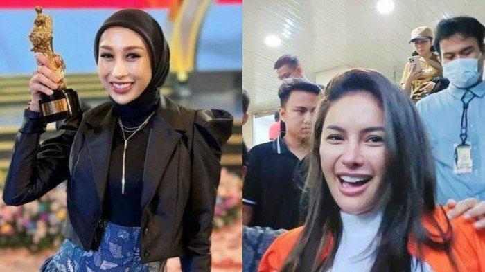 KASUS NIKITA MIRZANI - Potret dr. Reza Gladys (kiri) saat meraih penghargaan kategori Doctor Entrepreneur in Digital Marketing Strategy dalam ajang RA Kartini Award 2024, Jumat (28/6/2024). Tanggapan menohok Tessa Mariska soal Nikita Mirzani (kanan) yang dituduh melakukan pemerasan ke Reza Gladys(kiri).