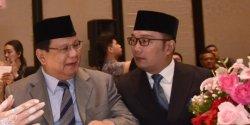 Prabowo Subianto dan Ridwan Kamil