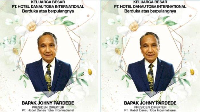 Presiden Direktur Hotel Danau Toba, Johny Pardede berpulang