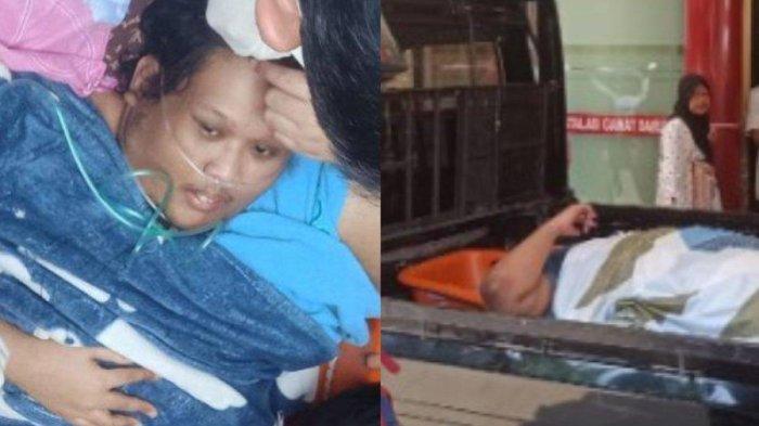 Pria obesitas berbobot 200 Kg bernama Eko Wahyudi (34) dilarikan ke rumah sakit setelah terpeleset di kamar mandi.